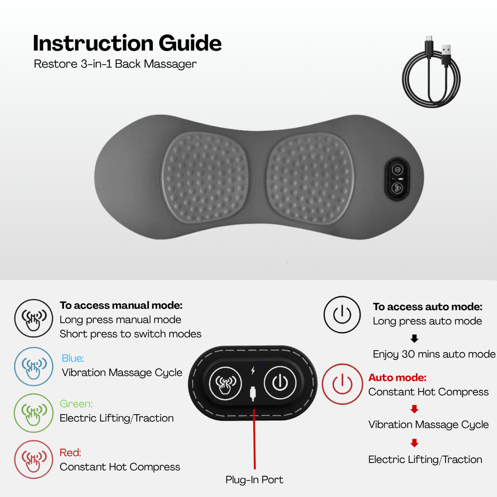Restore 3-in-1 Back Massager