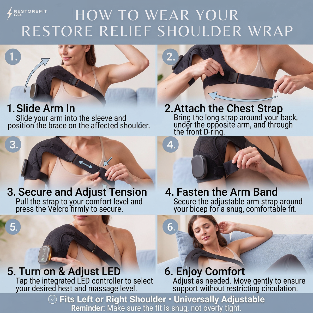 Restore Relief Shoulder Wrap